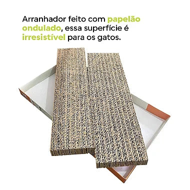 Arranhador Plano Para Gatos Refil Papelão - Viu Pet