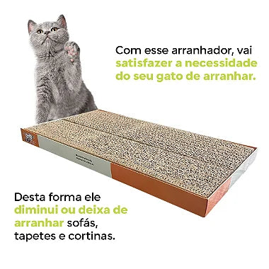 Arranhador Plano Para Gatos Refil Papelão - Viu Pet