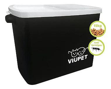 Porta Ração 15 kg Tampa Vedada Antiformiga Viu Pet - Viu Pet