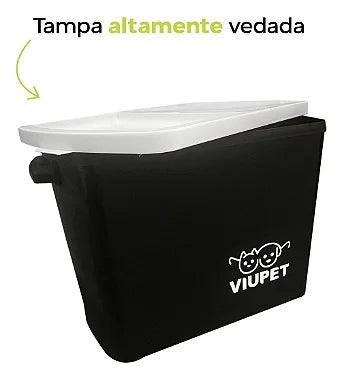 Porta Ração 15 kg Tampa Vedada Antiformiga Viu Pet - Viu Pet