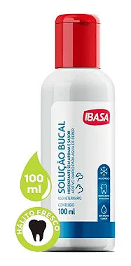 Solução Bucal Higienizante Ibasa para Cães e Gatos 100ml - Viu Pet