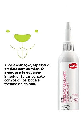 Loção Dermocalmante Ibasa Para Cães e Gatos - 100ml - Viu Pet