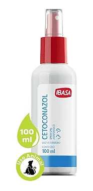 Spray Cetoconazol 2% Ibasa Para Cães e Gatos - 100 ml - Viu Pet