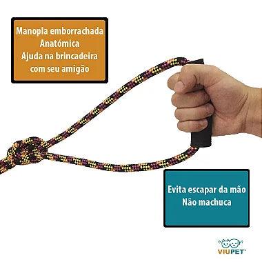 Brinquedo Para Cães Puxador Corda Com Pneu Grande - Viu Pet