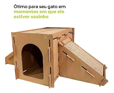 Arranhador Toca Com 2 Rampas - Viu Pet