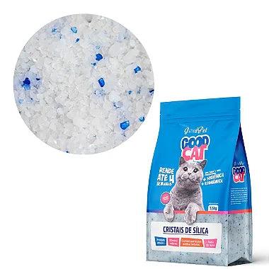 Areia Sílica Em Gel Cristal Grosso -  1,6kg Goodcat - Viu Pet