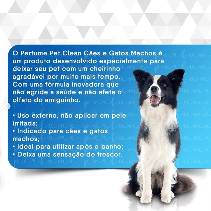 Perfume Para Cães e Gatos Pet Clean - 120ml