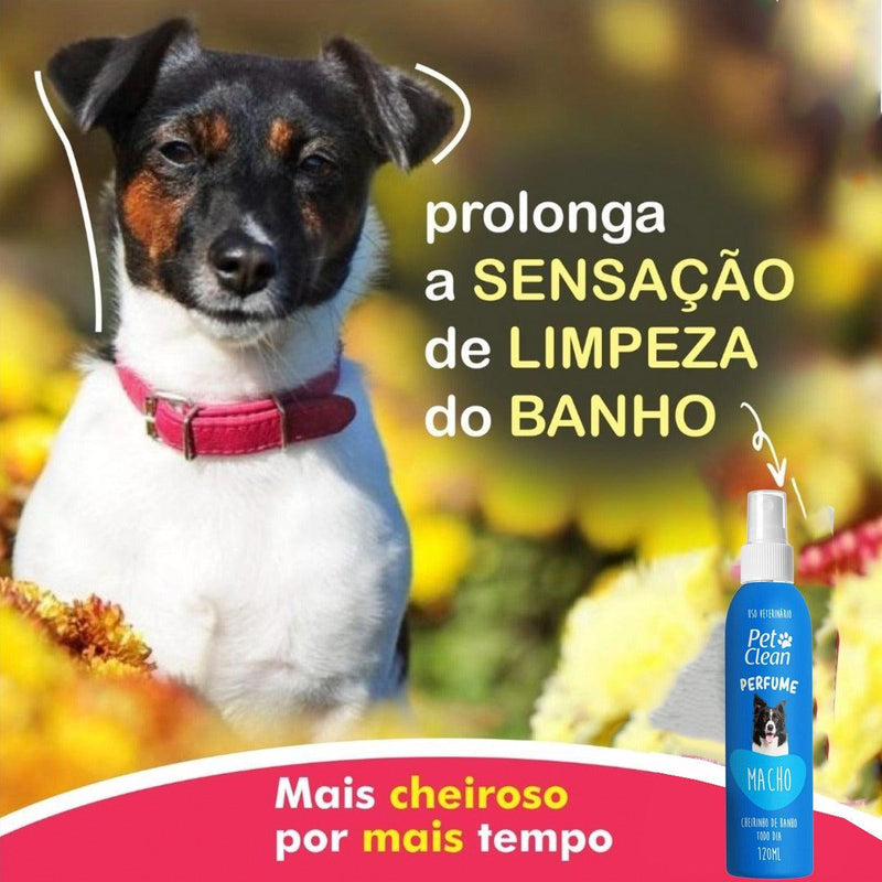 Perfume Para Cães e Gatos Pet Clean - 120ml