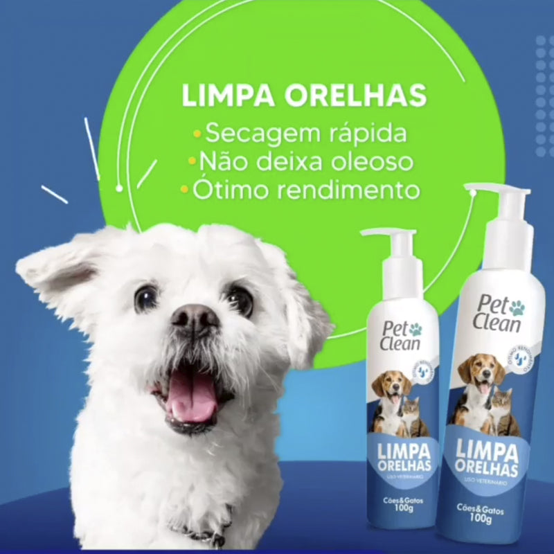 Limpa Orelhas Pet Clean - 100g