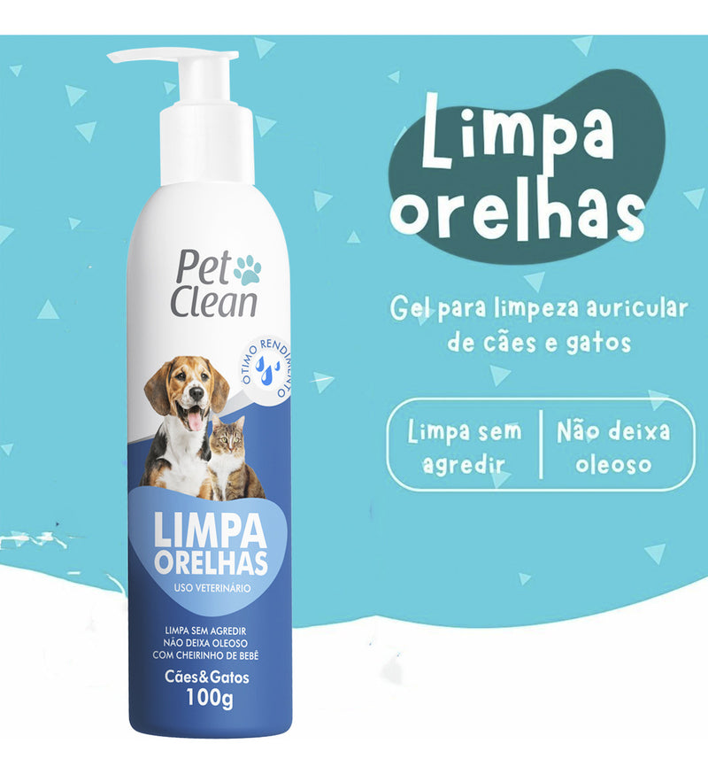 Limpa Orelhas Pet Clean - 100g