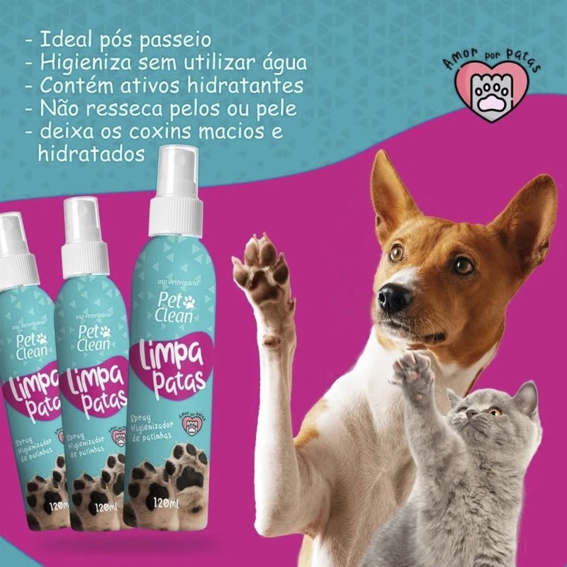 Limpa Patas Pet Clean - 120ml