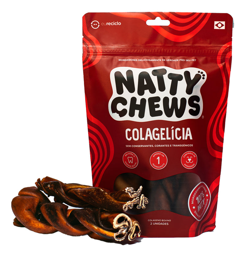 Colágeno Trançado Bovino Natty Chews