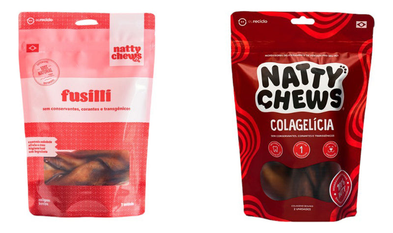 Colágeno Trançado Bovino Natty Chews