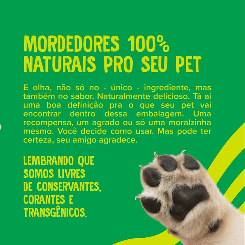 Mordedor Traqueia E Esôfago Bovino Natural Pacote 100g