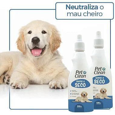 Banho A Seco Pet Clean Cães e Gatos - 500ml - Viu Pet