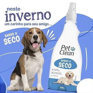 Banho A Seco Pet Clean Cães e Gatos - 500ml - Viu Pet