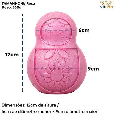 Brinquedo Para Cães Pet Games Bonequinha - Rosa - Viu Pet