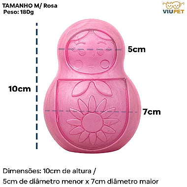 Brinquedo Para Cães Pet Games Bonequinha - Rosa - Viu Pet