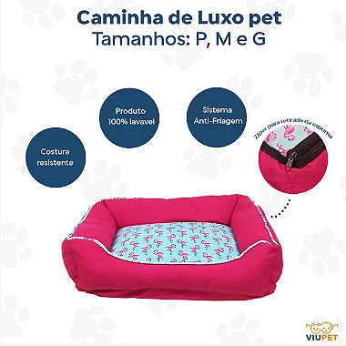 Caminha Luxo - Rosa - Viu Pet