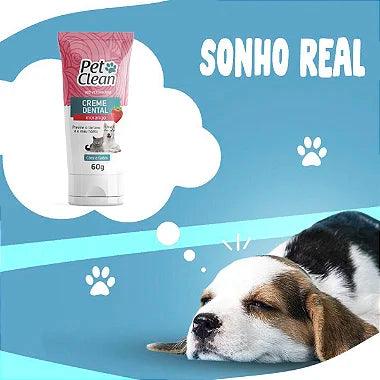 Creme Dental Pet Clean Para Cães e Gatos - 60g - Viu Pet