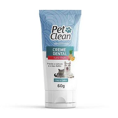 Creme Dental Pet Clean Para Cães e Gatos - 60g - Viu Pet