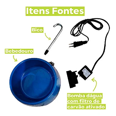 Fonte Bebedouro Para Gatos Pet Bivolt - Capacidade 1 Litro - Viu Pet