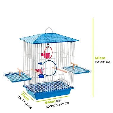 Gaiola Aberta Com Poleiro Para Calopsita - Viu Pet