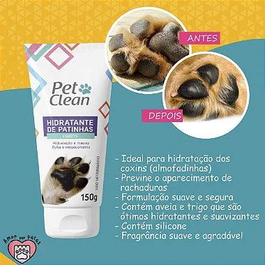 Hidratante De Patinhas Pet Clean - 150g - Viu Pet