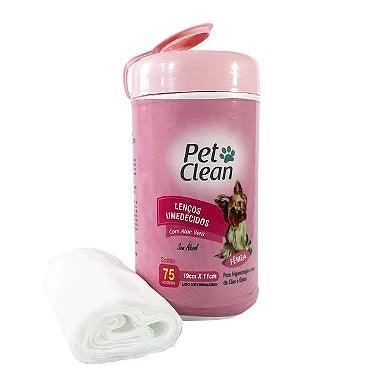 Lenço Umedecido Pet Clean 75 Unidades - Fêmea - Viu Pet