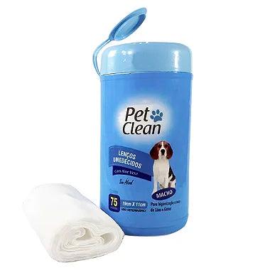 Lenço Umedecido Pet Clean - Macho - Viu Pet