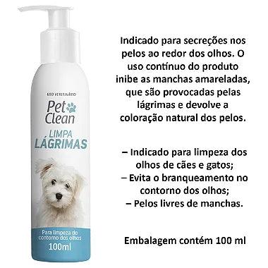 Limpa Lágrimas Pet Clean - 100ml - Viu Pet