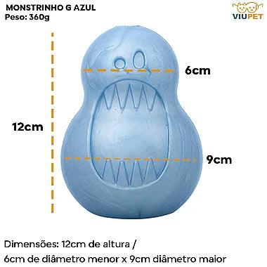 Brinquedo Para Cães Pet Games Monstrinho - Azul - Viu Pet