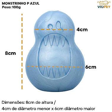 Brinquedo Para Cães Pet Games Monstrinho - Azul - Viu Pet