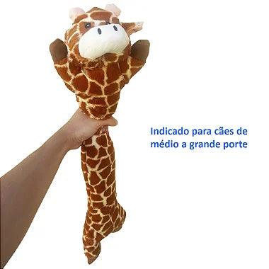 Brinquedo Girafa Pelúcia Com Apito - Viu Pet