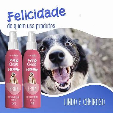 Perfume Para Cães e Gatos Pet Clean - Fêmea 120ml - Viu Pet