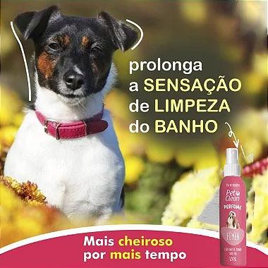 Perfume Para Cães e Gatos Pet Clean - Fêmea 120ml - Viu Pet