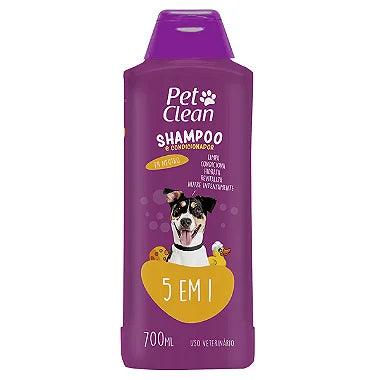 Shampoo Pet Clean 5 em 1 Cães e Gatos - 700ml - Viu Pet