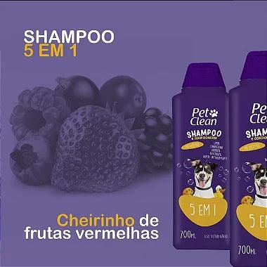 Shampoo Pet Clean 5 em 1 Cães e Gatos - 700ml - Viu Pet