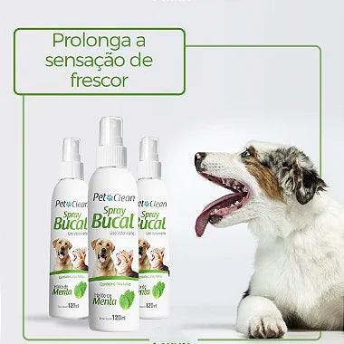 Spray Bucal Pet Hálito De Menta - Pet Clean - Viu Pet